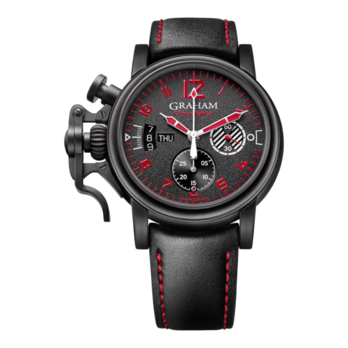 Graham Chronofighter Vintage Aviator DLC Red Limited Edition REF. 2CVAB.B41A - Picture 1 of 2