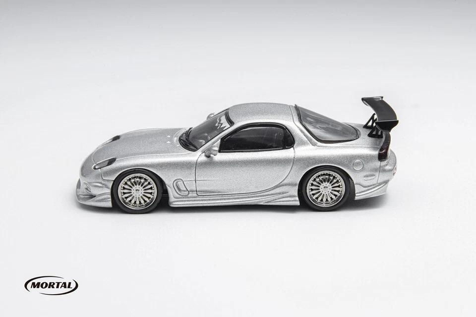 Mortal Mazda RX-7 Veilside Diecast Toys Car Models Hobby Collection Gifts 1:64 - Immagine 3 di 4