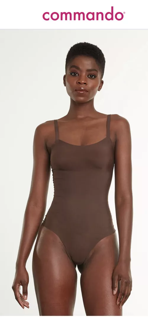 Commando Women Zone Smoothing Bodysuit CC407 Mocha Size Small (4-6)