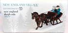 Dept 56 New England Sleigh Ride 4036536 Village Christmas