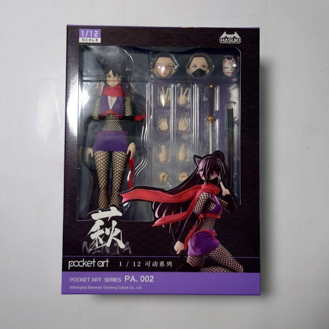 HASUKI pocket art series PA002 female Ninja Hagi 1/12 Toy HASUKI pocket art series PA002 female Ninja Hagi 1/12 Toy