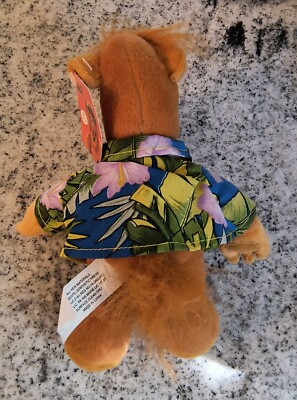 ALF ハワイアン　ぬいぐるみ NANCO 2003 ALF Wearing Hawaiian Shirt Stuffed Animal Plush