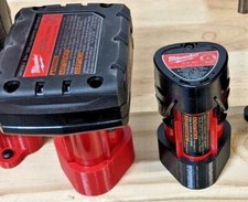 Milwaukee M12 Battery Holder, Multi-Pack, Choose Color 3D Printed w/ Screws