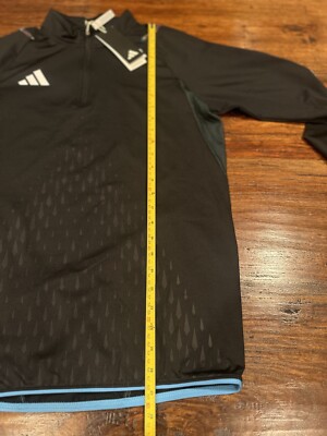 Adidas Tiro 23 Pro Top WC Black Quarter Zip IB5834 Men's S Warm