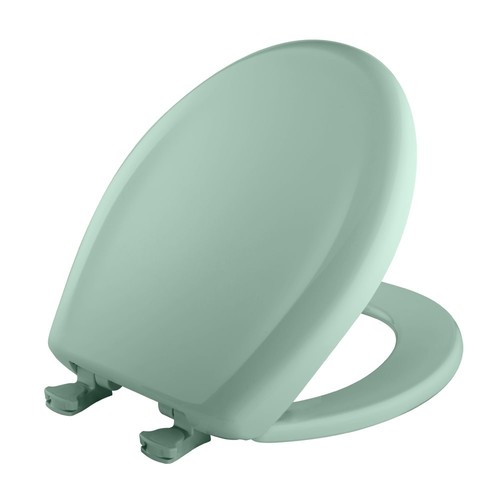 Bemis 200SLOWT Round Closed-Front Toilet Seat - Blue - Picture 7 of 8