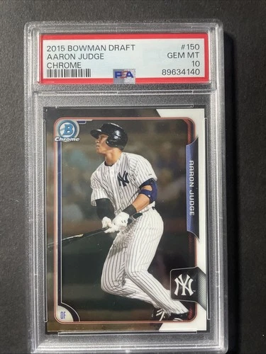 2015 Bowman Draft - Chrome Aaron Judge #150 (RC) PSA 10