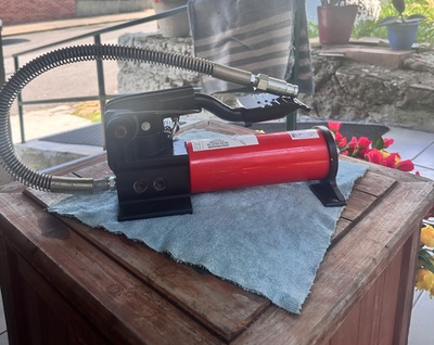 #ad #ad RIDGID 59512 Model HF32 Hydraulic Foot Pump 258FP Pipe Cutter Pump Tested $750.00