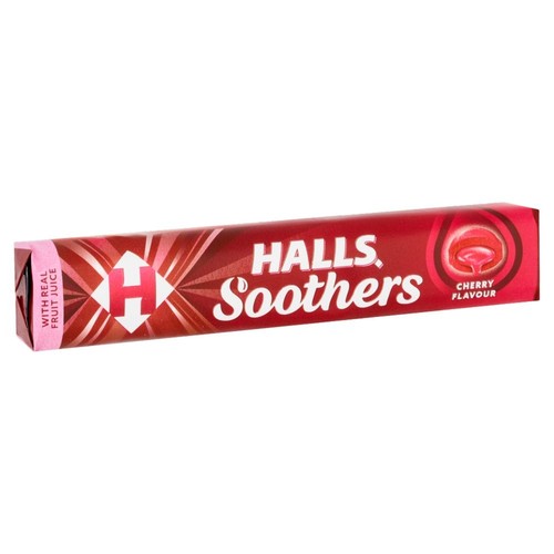Halls Soothers Cherry Flavour 20 x 45g each FREE TRACKED POSTAGE - Picture 4 of 4