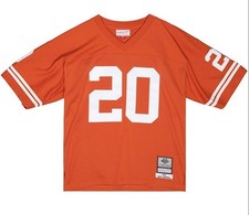 Earl Campbell Mitchell & Ness Texas Longhorn BurntOrange  Authentic  NWT Size L 
