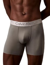 Calvin Klein Men's Brushed Microfiber Stretch Boxer Brief Underwear, XL