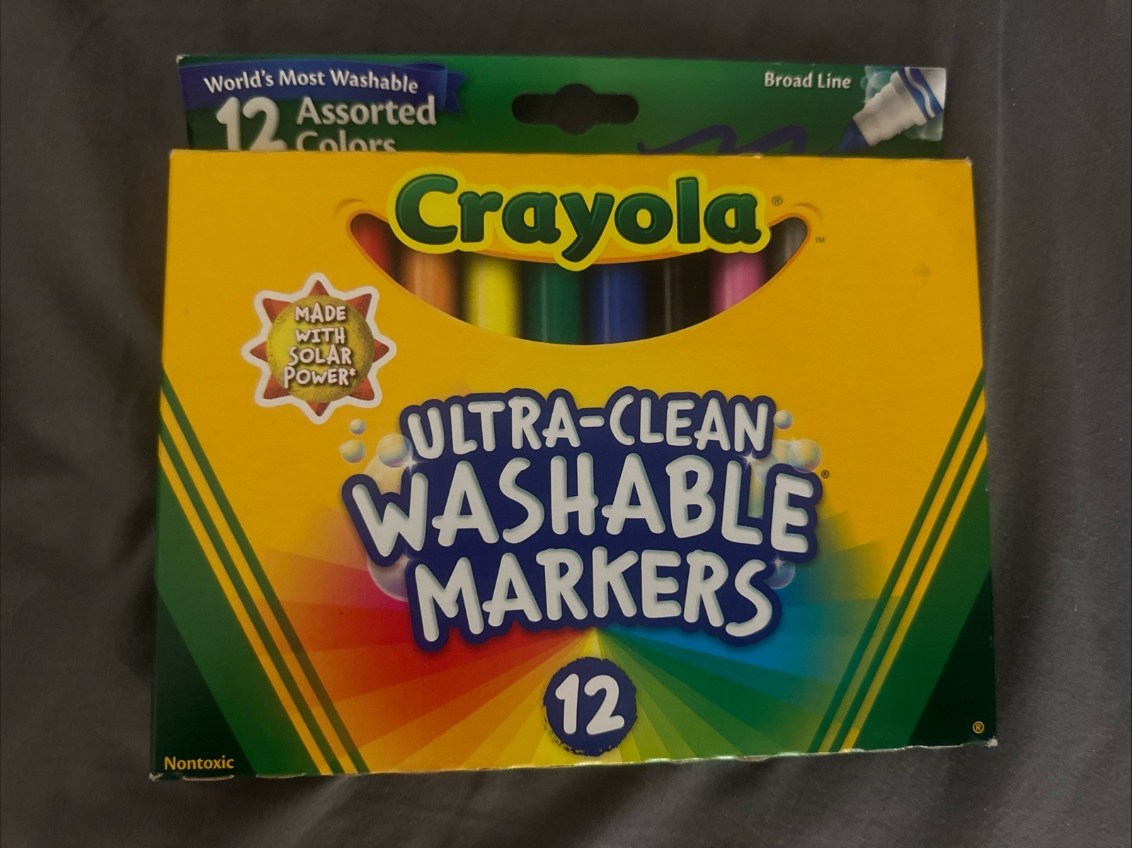 (12ct), Washable Markers For Kids | Brand New!