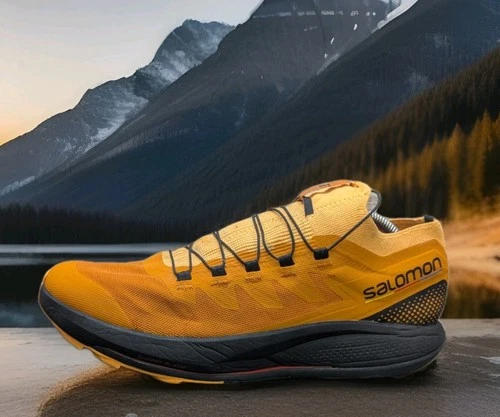 Mens Salomon Pulsar Trail Pro Running Shoes Sz 10.5 Used 417269