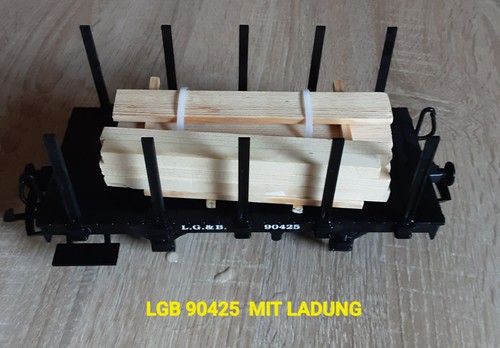 LGB 90425 RUNGENWAGEN MIT BRETTERLADUNG | Condition: Gebraucht
