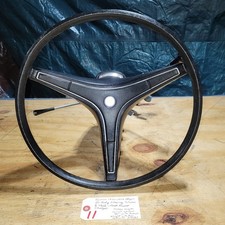 1971-1974 Mopar 3-spoke Black Steering Wheel Oem Dodge Charger Road Runner Dart