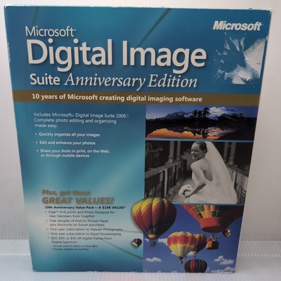 Microsoft Digital Image Suite Anniversary Edition