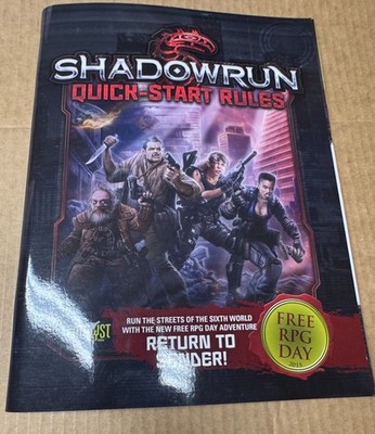Shadowrun Quick-Start Rules - Catalyst Game Labs