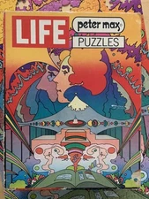 Peter Max 1970 Life Magazine Puzzle 20x13 Pop Art Design Missing Pieces