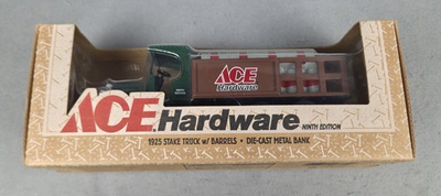 #ad ERTL Ace Hardware 1925 Kenworth Stake Truck w Barrels Bank Original Box amp; Sealed $15.09