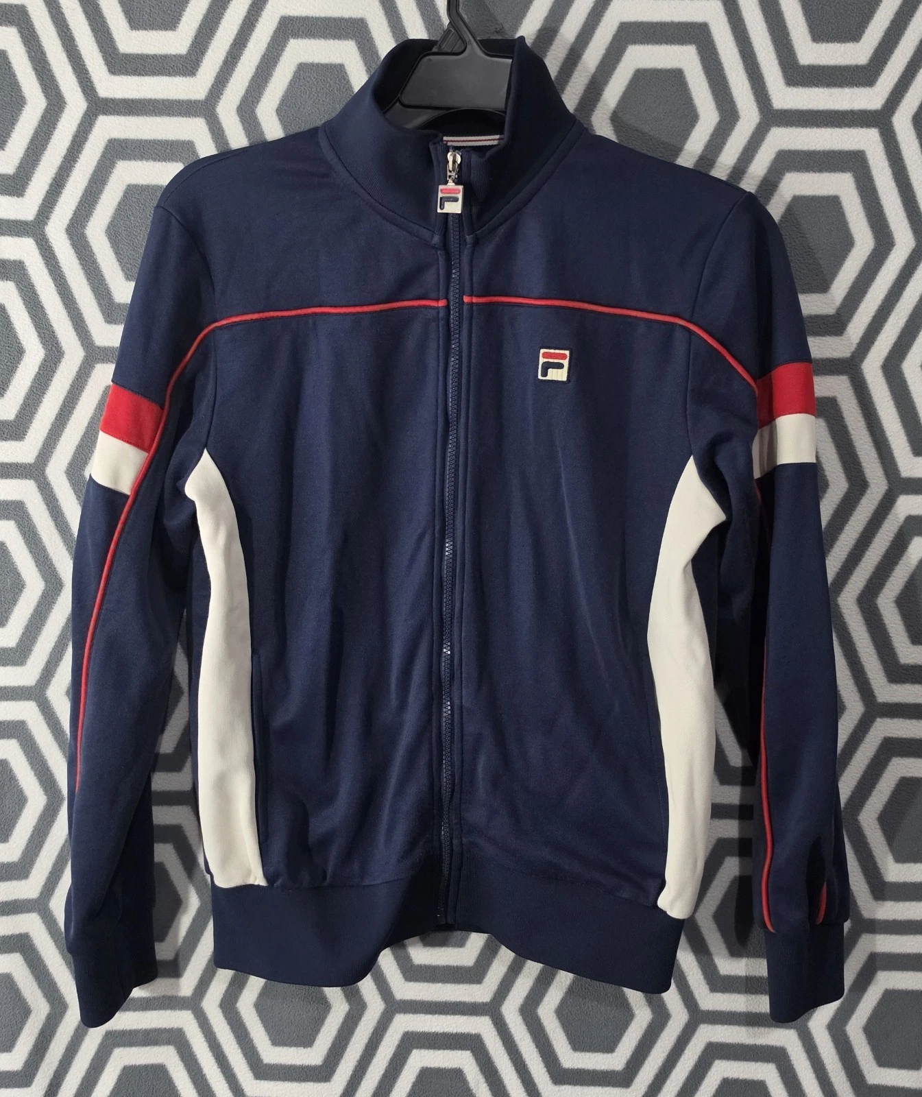 Fila Heritage Slalom Track Jacket Mens Size XS A47
