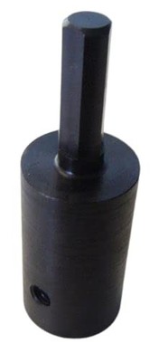 Made in USA - 3/8 Drive Flat Round Chuck - Annular Cutter Bit Adapter Tool wi...