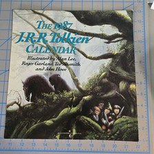J.R.R Tolkien 1987 Calendar Lord of the Rings Calendar Alan Lee FANTASY ART