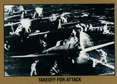 Remember Pearl Harbor Take off for Attack 1991 Tuff Stuff Trading Card