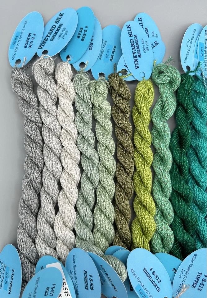 Lot of 34 Vineyard Silk Shimmer Thread Needlepoint Hand Embroidery Multicolor 1 - Image 2 of 4