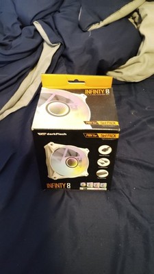 Darkflash Infinity 8 5in1 Pack PWM ARGB Cooling Fans - New/Sealed!