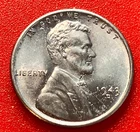 1943-D Lincoln Wheat Cent Penny GEM BU From an Original Bank Roll