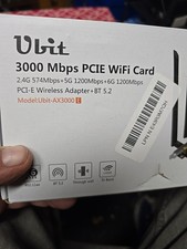 New AX3000 Wireless WiFi 6 PCIe Card for PC, Bluetooth 5.2, AX200, 3000Mbps W...
