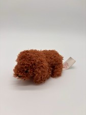 Russ Brown Shaggy Puppy Dog Mini Plush 5 Bean Filled Stuffed Animal