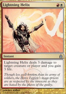 Hero Deal, English - 4 x MTG Lightning Helix Ravnica: City of Guilds
