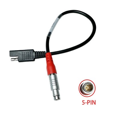 Power Cable A00302 For Topcon GPS-HiPer Lite wired To SAE 2-Pin Connector