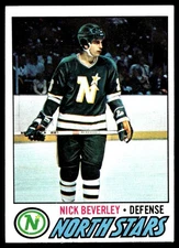 1977-78 Topps Nick Beverley Minnesota North Stars #198