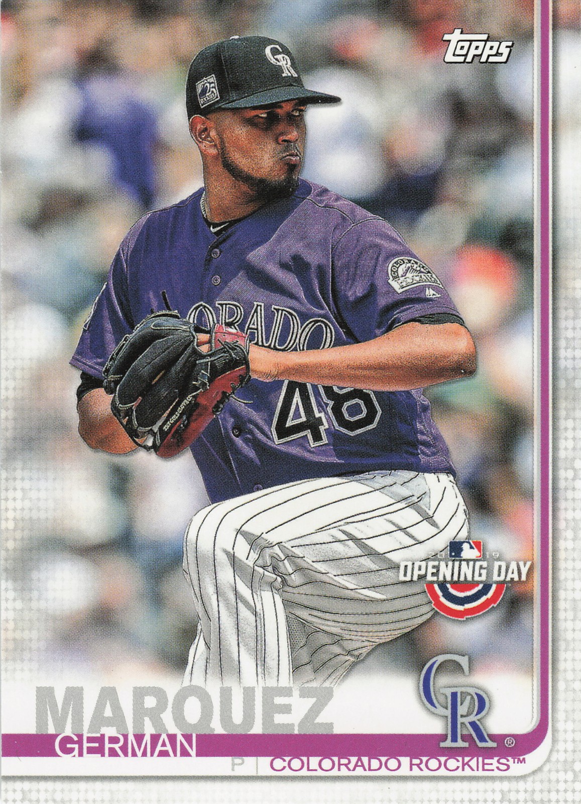 Topps 2019 Topps #602 German Marquez SN Near Mint or Better
