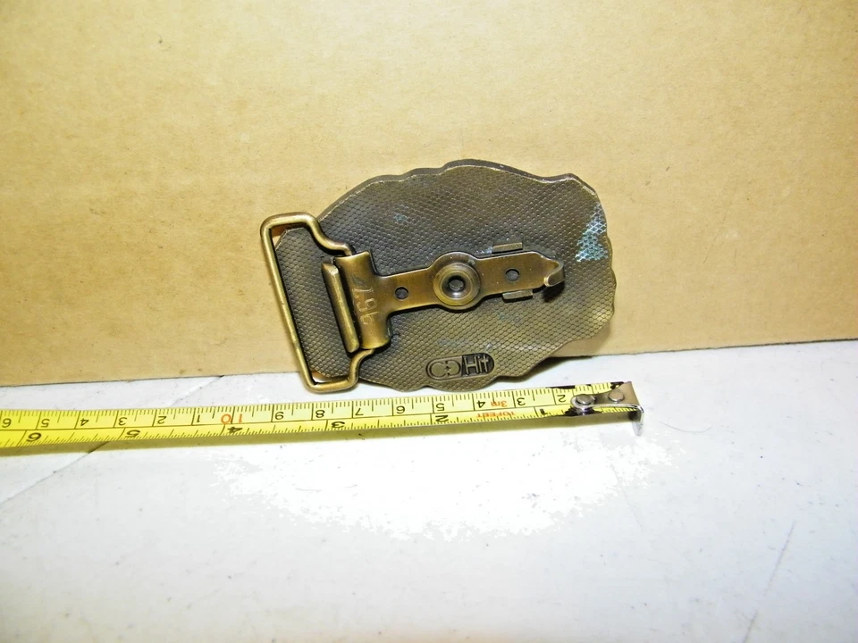 Semillas de calidad híbridas Frey vintage desde 1935 hebilla de cinturón Gilman Illinois Foto 2 de 2