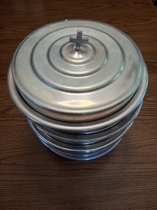 Artistic Churchware 5 Stackable Communion Trays & Plates RW 504 - See Pictures