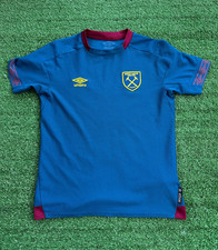 West Ham United 2018 Away T-Shirt Umbro Kit | Child Boys 11 Years Football Top