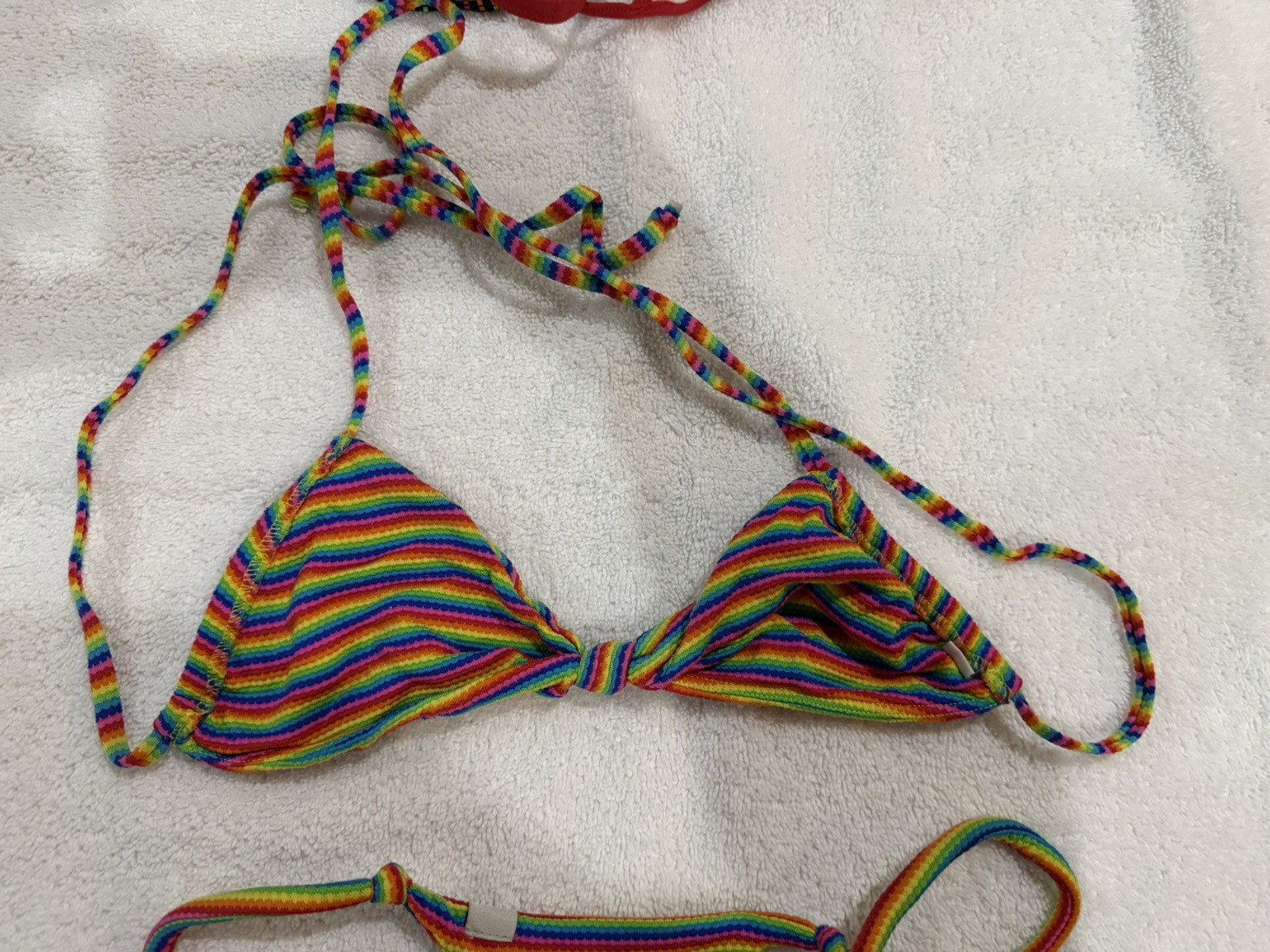 Wicked Weasel Rainbow Medium Bikini String Back C… - image 2