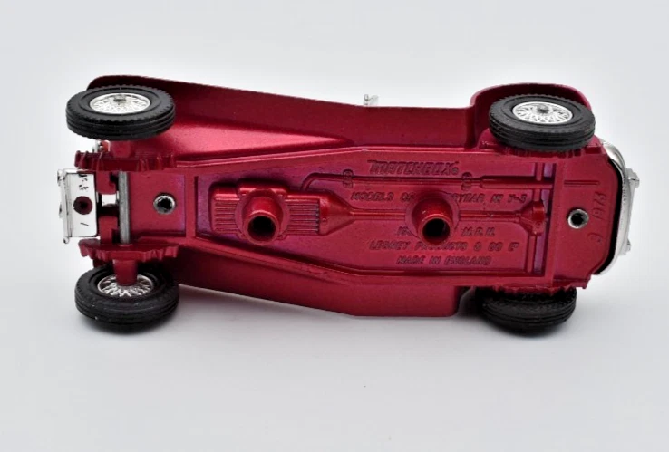 Matchbox Models of Yesteryear Y3 Riley MPH red - chrome plated. Giftware Lesney - Image 4 of 4