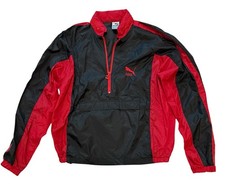 Puma Savannah Jacket Black Red Vintage Beat Street Bboy Old school - Large