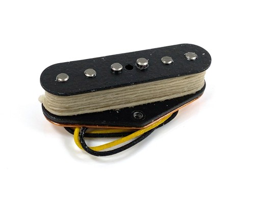 CLOTH WIRE Genuine Fender '62 Custom Telecaster BRIDGE PICKUP Re-Issue Tele - Picture 3 of 11