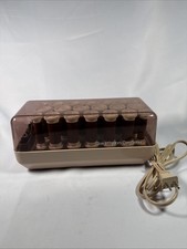 Clairol Custom Care Setter KF-20 Velvet Flocked Hot Rollers Hair Curlers TESTED