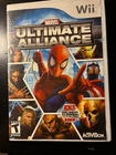 MARVEL ULTIMATE ALLIANCE - NINTENDO Wii 2006 - GAME AND CASE