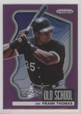 2022 Panini Prizm Old School Purple Prizm Frank Thomas #OS-3 HOF 00v4