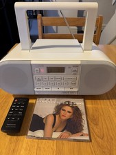 Panasonic RX-D552 Portable DAB DAB+ FM CD Bluetooth & USB Radio - White