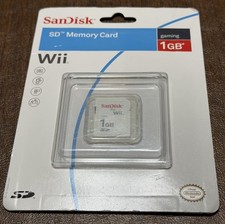 SanDisk Memory Card For Nintendo Wii 1.0GB New In Box
