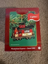 Carlton Cards Heirloom Collection Ornament "Wonderland Express" Train 2002 #7