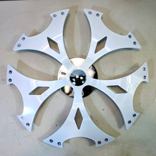 24 Wheel Spinners Fit Any 56 Wheels White 4 Spinner Rims Spinning Wheel Rim