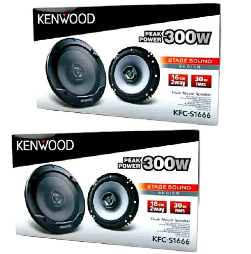 Kenwood 300 Watt 6.5” Front/Rear Replacement Car Speakers for 2008-2014 Scion XD - Foto 2 di 3